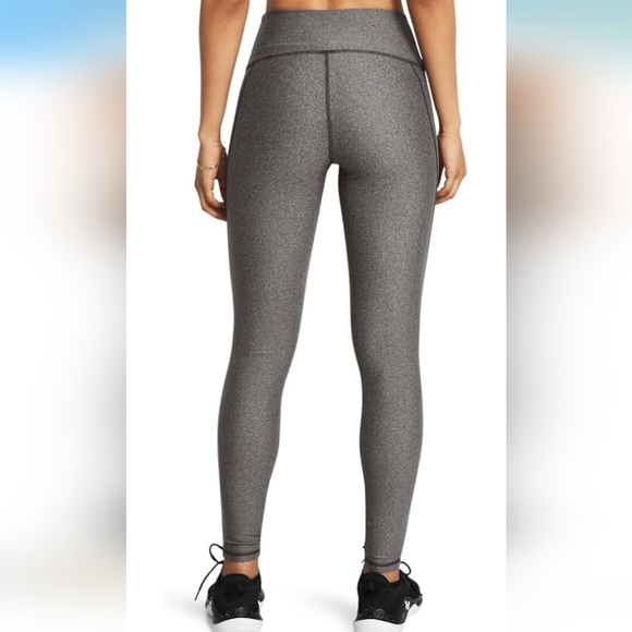 Under Armour Women's HeatGear Armour High No-Slip Waist Pocketed Leggings NEW! - Picture 2 of 4